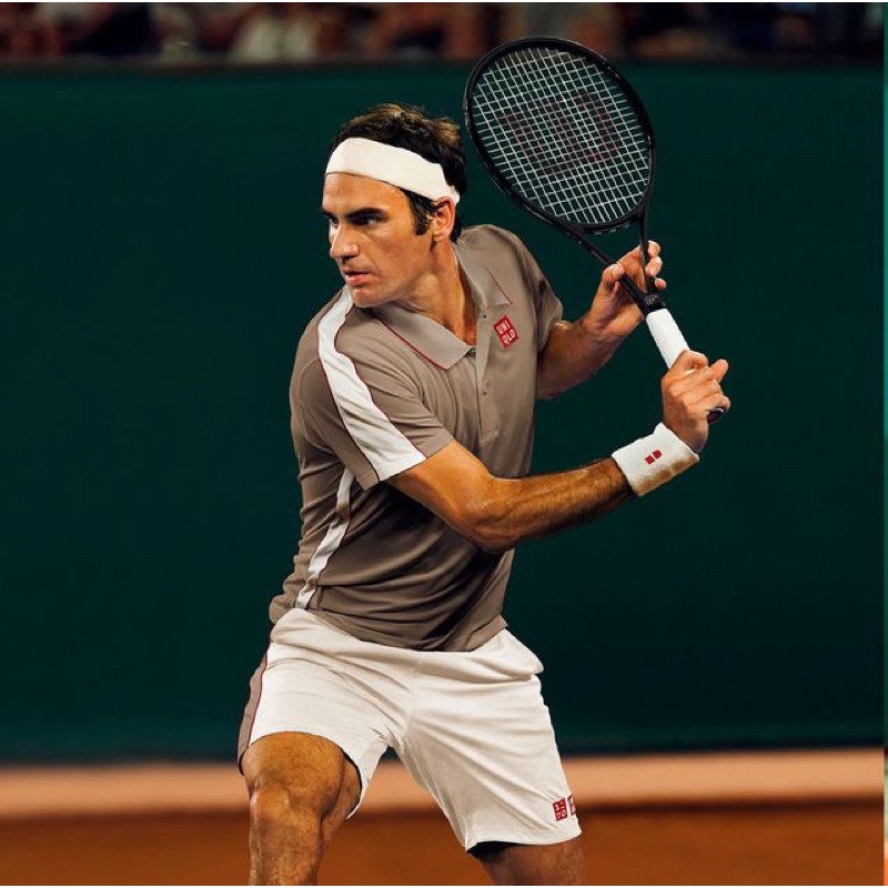 Bộ Quần Áo Thể Thao Nam Uniqlo Tennis Roger Federer Doha Open