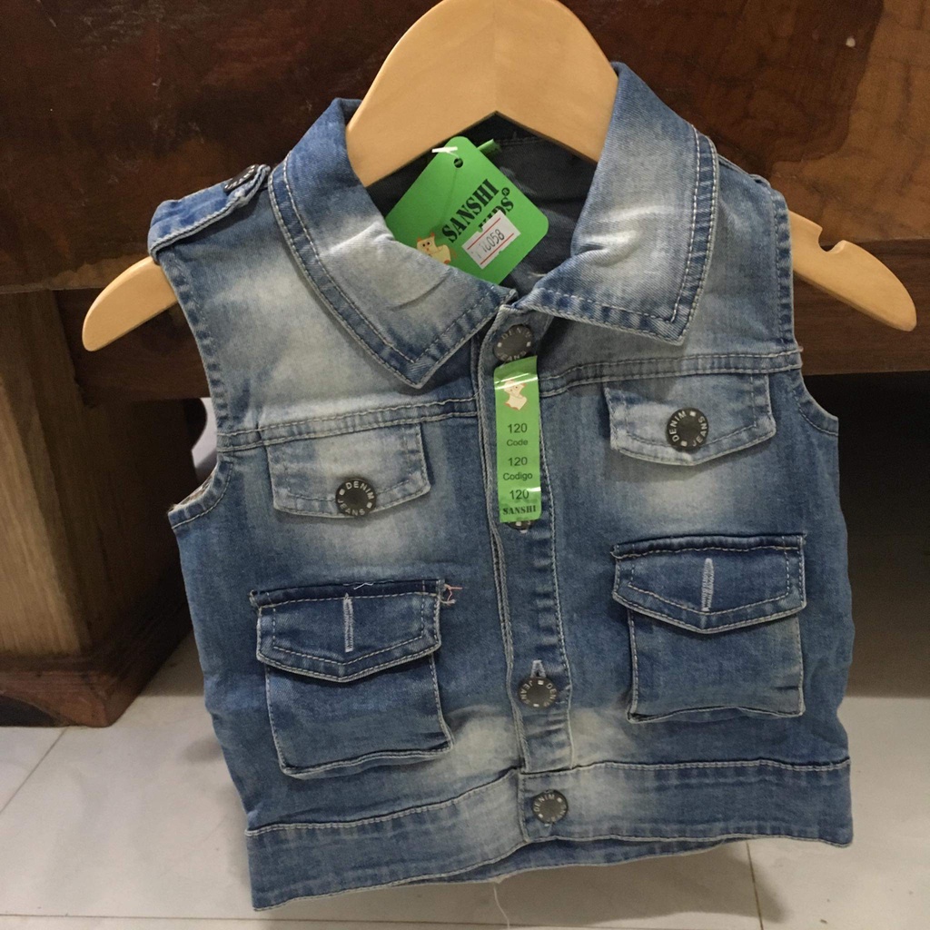 Áo bò gile khỏe khoắn cho bé trai/gái 7-15kg