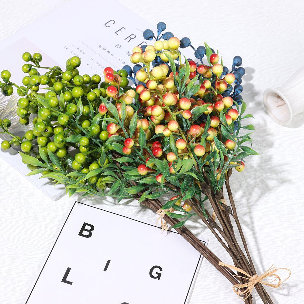FOREVER Set 6 Nhánh Quả Mọng Xốp Trang Trí Tiệc Cưới