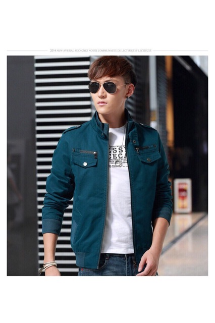 Áo Khoác Kaki Cao Cấp Phối Kiểu Túi Hộp | BigBuy360 - bigbuy360.vn