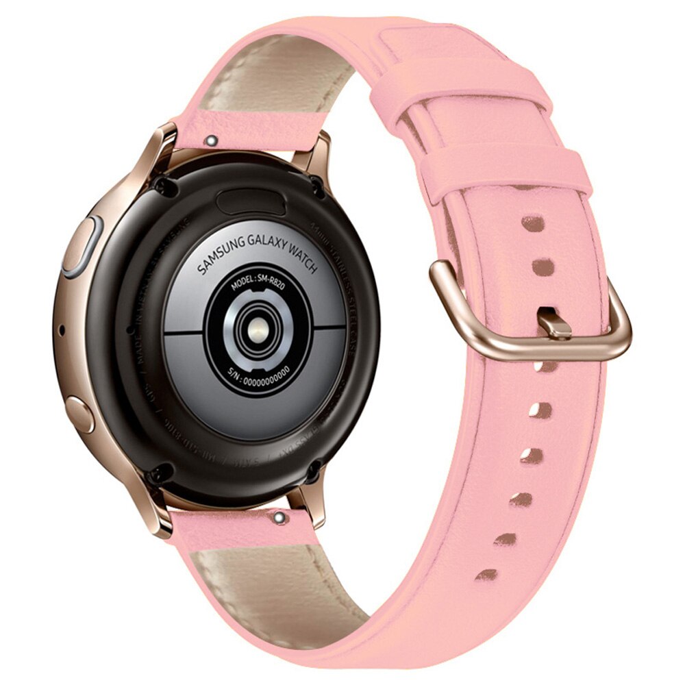 Dây Đeo Da Cho Đồng Hồ Thông Minh Samsung Galaxy Active 2 Active2 40mm 44mm 20mm