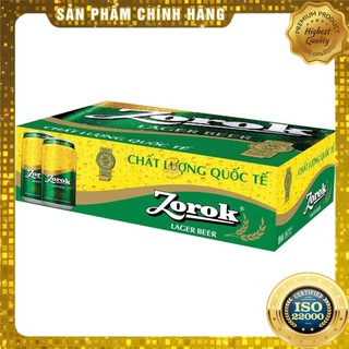 Bia zorok lon 330ml