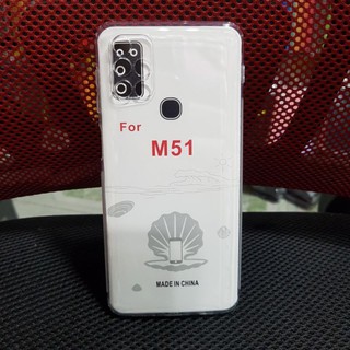 Ốp lưng Samsung M51 2020 dẻo trong bảo vệ camera