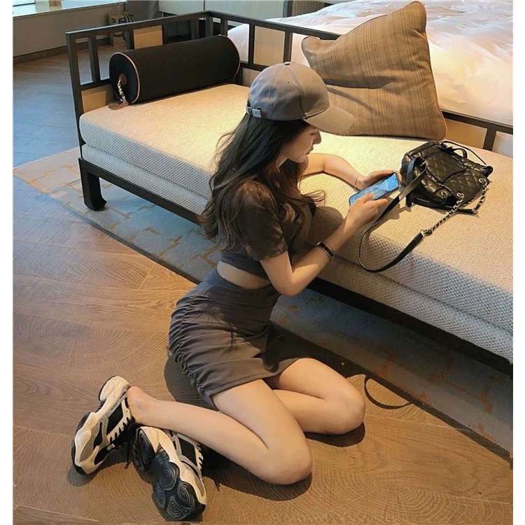 J & M❤️Dress women wrap fashion short T shirt dress short sleeve dresses