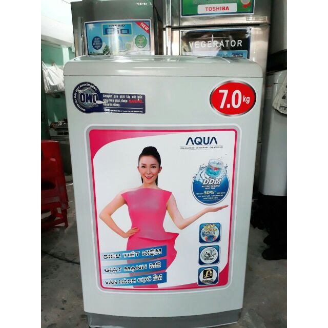 Máy giặt SANYO 7kg nguyên zin, giặt vắt êm ru, bảo hành 6 tháng