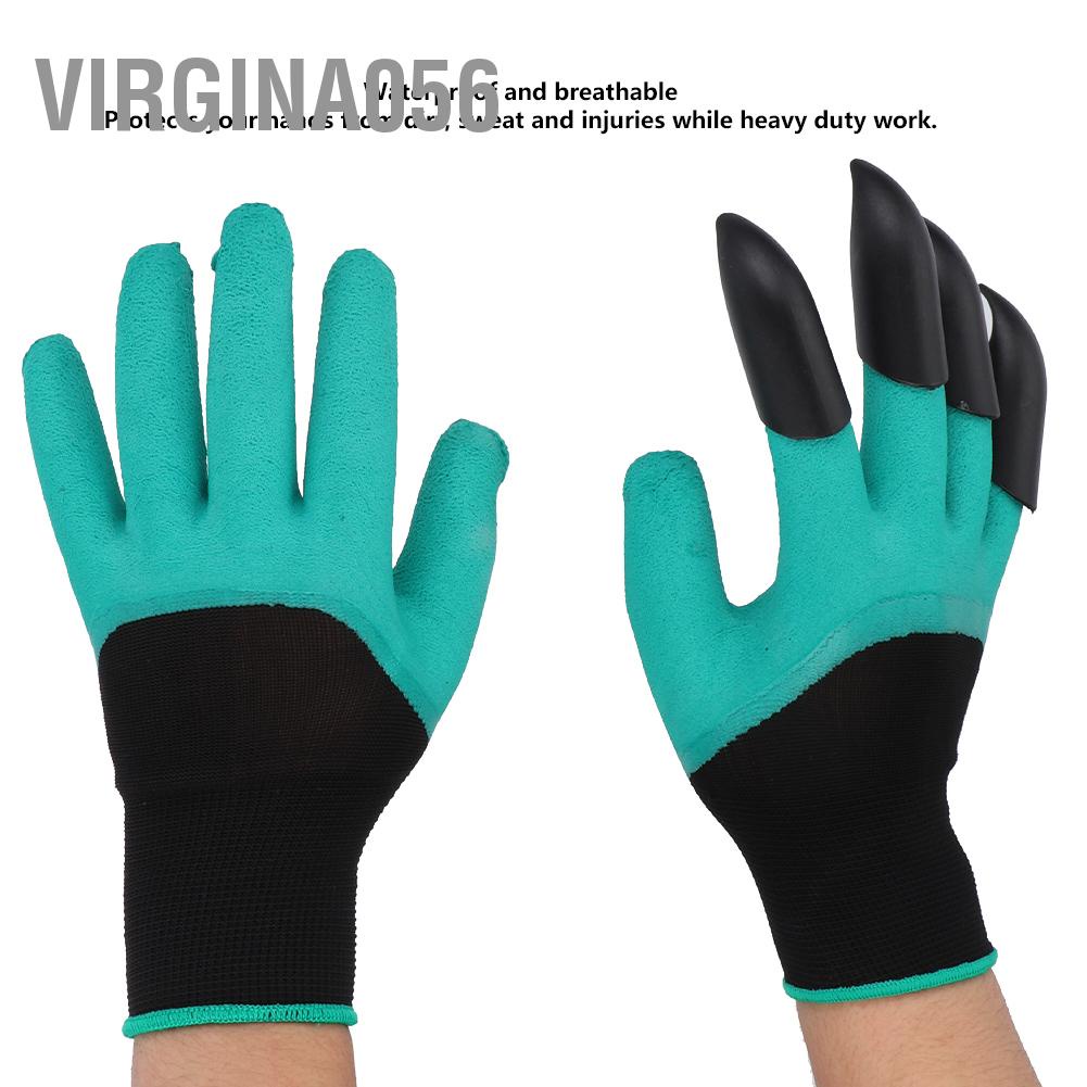 Hot Deals2 Pairs Gardening Digging Planting Pruning Tools Garden Claws GlovesSpot ExpressVirgina056