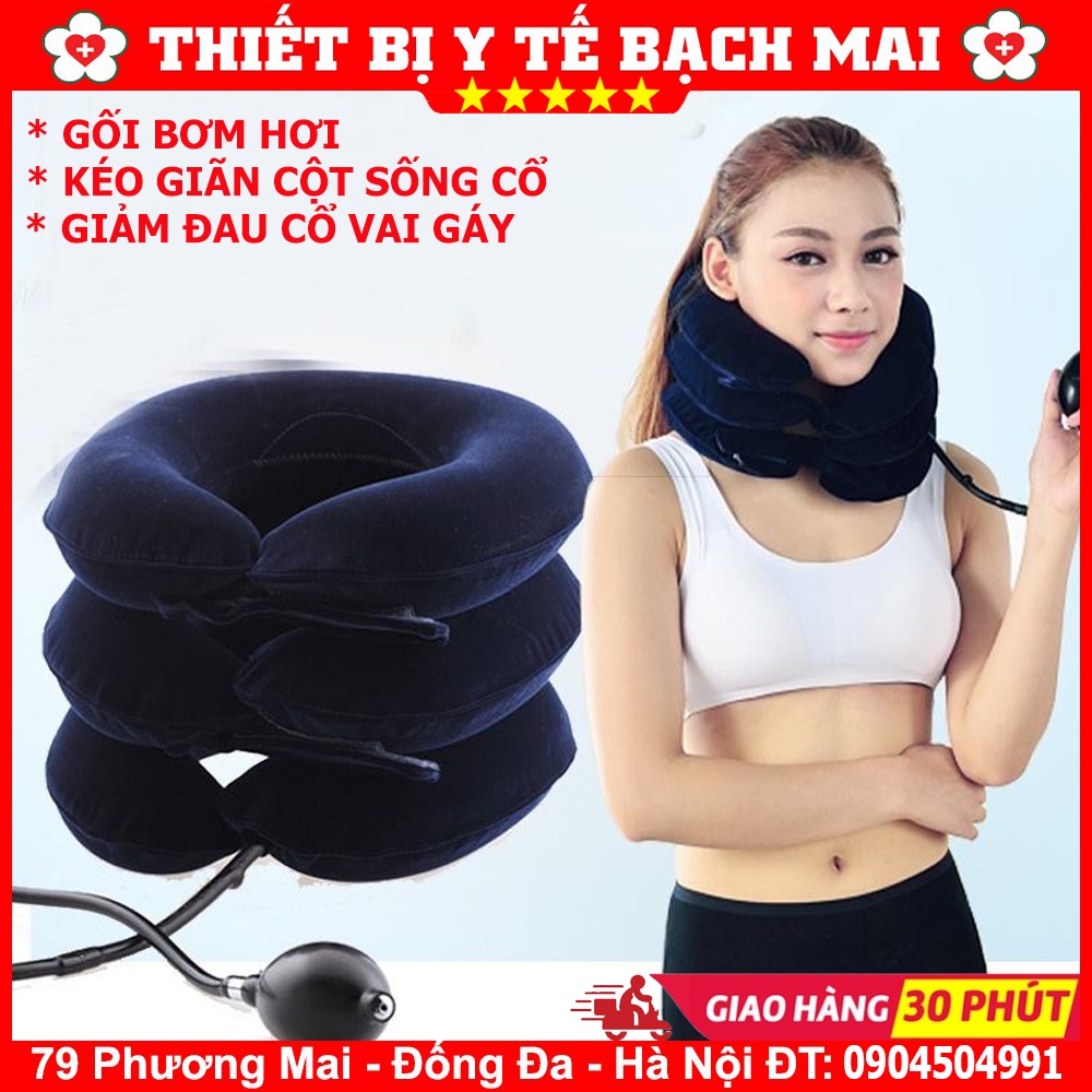 Thiết Bị Nâng Cổ Hơi, Đai Cổ Hơi Kéo Giãn Cổ Hỗ Trợ Điều Trị Đau Mỏi Cổ, Gáy DH01