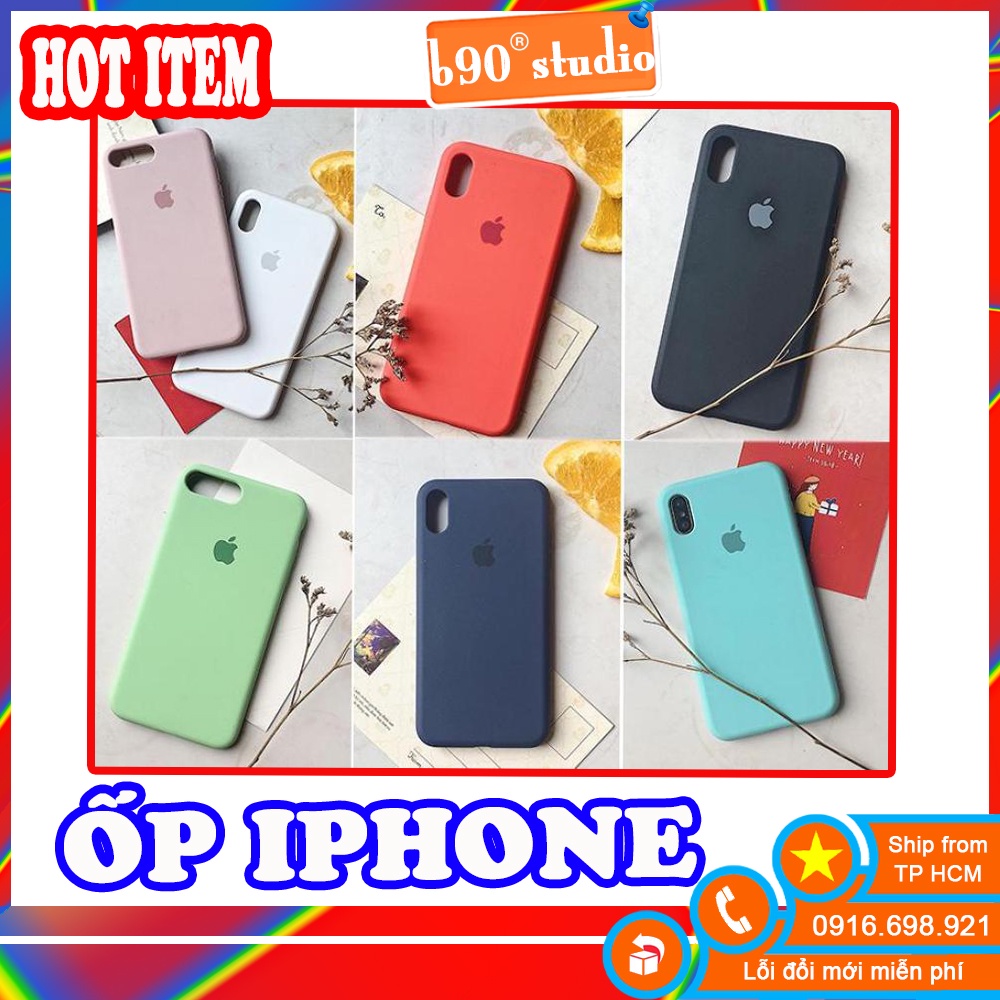 🔥 GIÁ SỈ 🔥 [Chọn màu] Ốp Lưng Chống Bám Bẩn IPHONE 6/7/8/X/XMAX