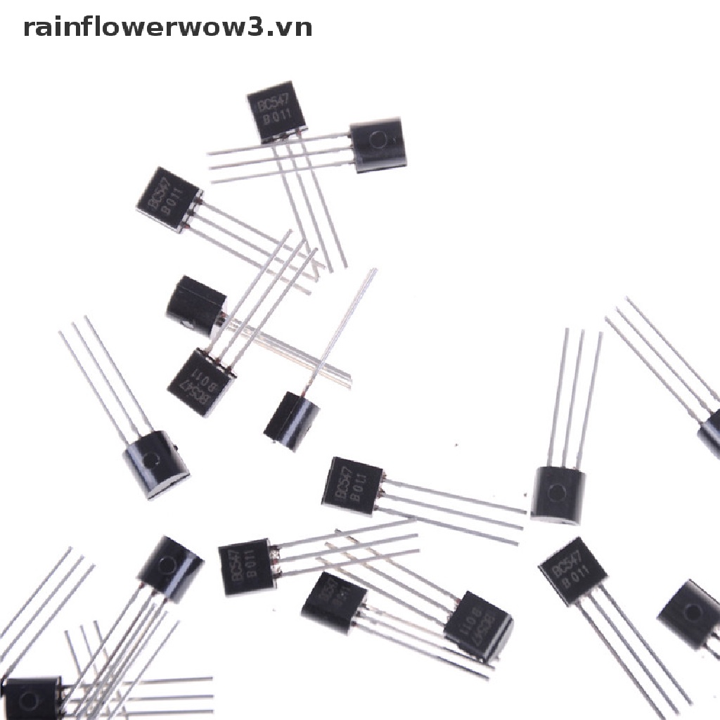 Bộ 50 Linh Kiện Bán Dẫn Màu Đen BC547 BC547B 0.1A /