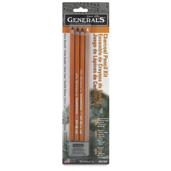 [ARBAT] Chì than Original - General Pencil - Vỉ 4 cây