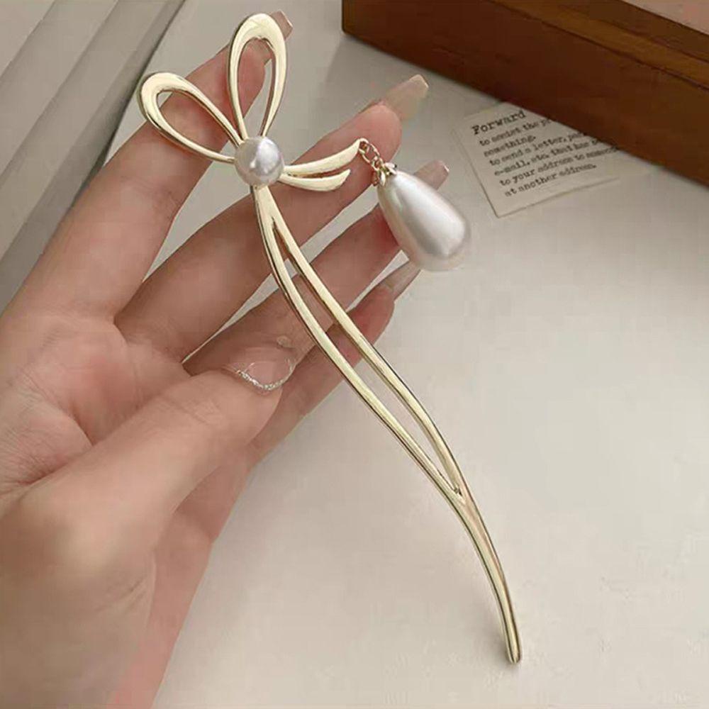 Trâm Cài Tóc Đính Nơ Phong Cách Hàn Quốc Cho Nữ