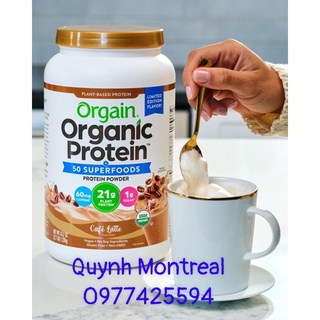 Protein Organic- Orgain USA- Bột đạm hữu cơ Bột pha sữa- Gym Keto Sport