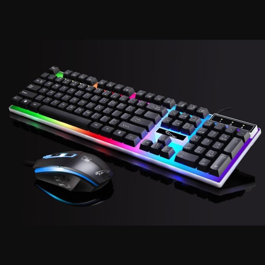 Bộ Bàn Phím Gaming có dây Kèm Chuột Máy Tính Con Báo Có LED 7 Màu Ấn Tượng | WebRaoVat - webraovat.net.vn