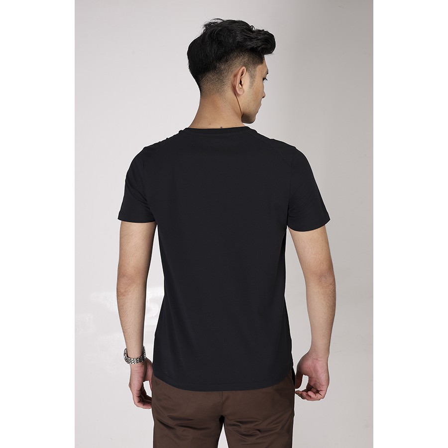 Áo thun nam ARISTINO ngắn tay không cổ ATS025S8 slim- 3 màu(S-M-L-XL)