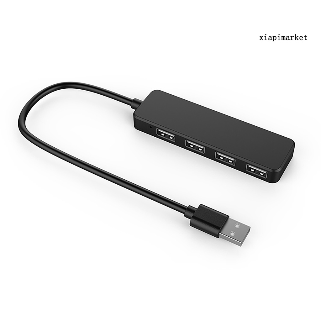 LOP_Docking Station Quick Transmission Plug and Play Ultra-thin 4 in 1 USB2.0 Splitter Cable Hub for Computer