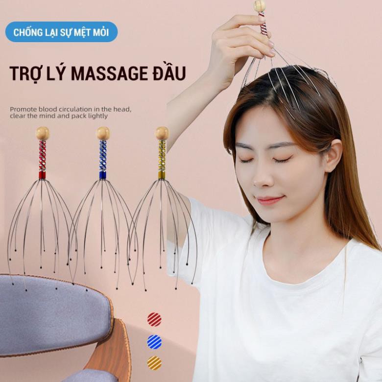 [HÀNG CÓ SẴN] Dụng cụ massage da đầu, gãi đầu thư giãn thoải mái tiện dụng