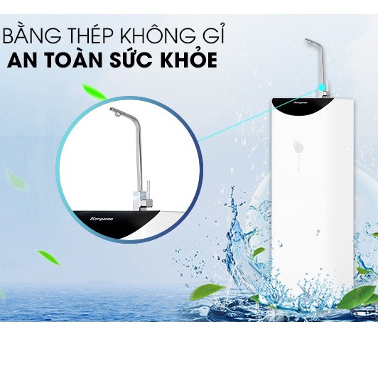 Máy lọc nước RO Hydrogen ion kiềm Kangaroo KG100ES 7 lõi, hàng trưng bày