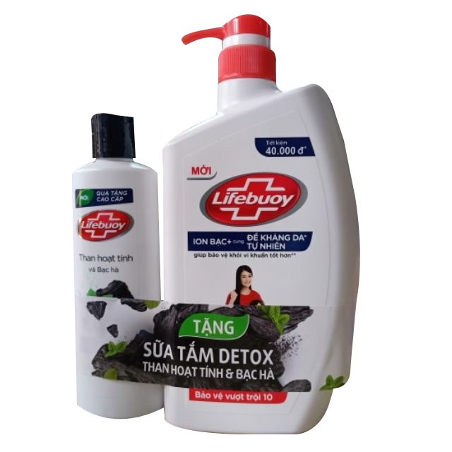 Sữa tắm Lifebuoy Bảo vệ vượt trội 10 850gr