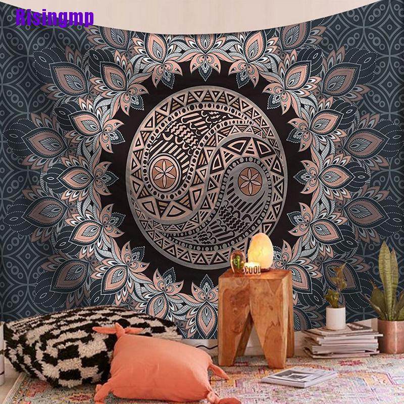MANDALA Thảm Treo Tường Trang Trí Phong Cách Bohemian