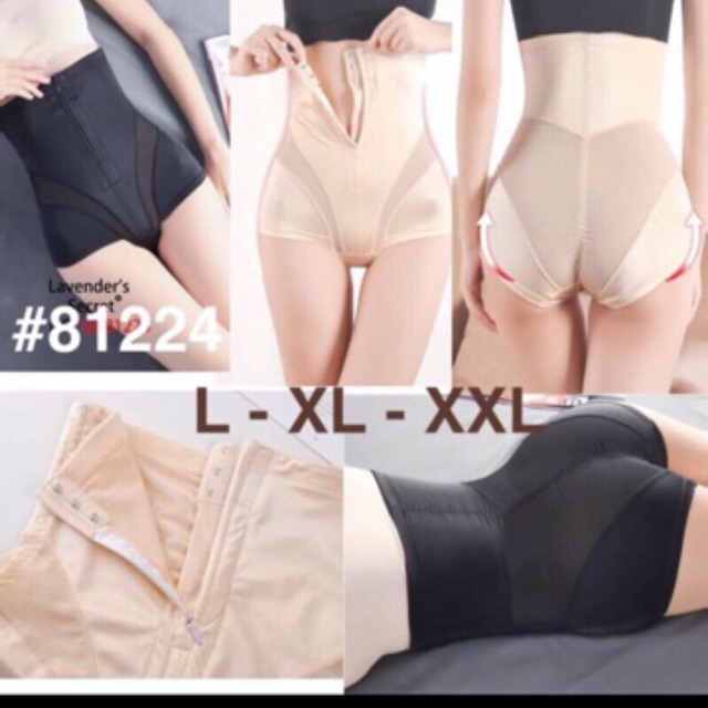 Quần gen bụng khoá kéo chất thun siêu mát