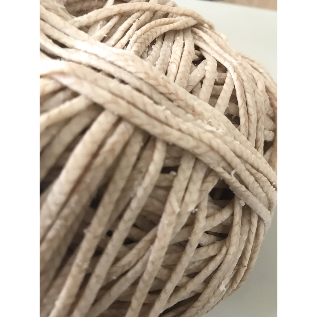 Tim/Bấc nến Cotton nhập Đức - 1m - chân đế - Dụng cụ làm nến