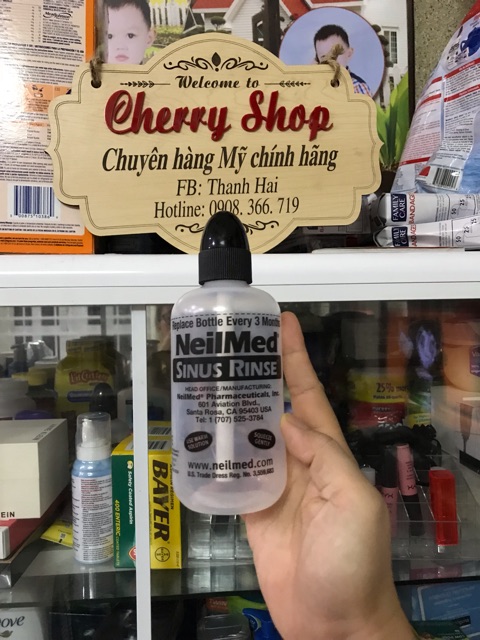 Sét rửa mũi neilmed sinus rinse( gồm 1 bình+ 50 gói muối) | BigBuy360 - bigbuy360.vn