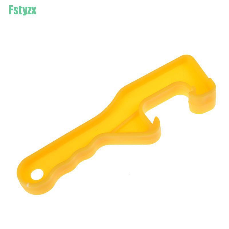 fstyzx 1pc New Plastic Gallon Bucket Pail Paint Can Lid Opener Home Office Opening Tool New