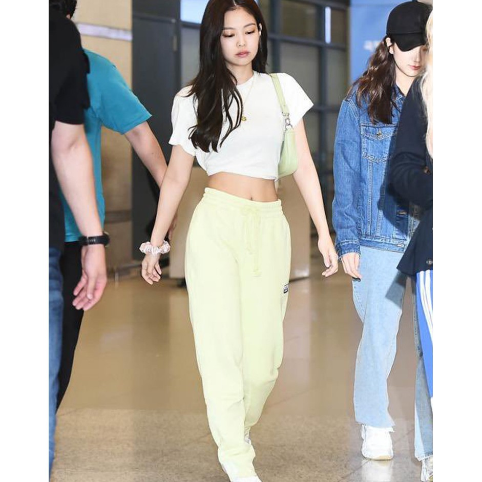 [ORDER] Quần jogger Adidas R.Y.V giống Jennie BLACKPINK và Lia ITZY (xanh/xám/đen)