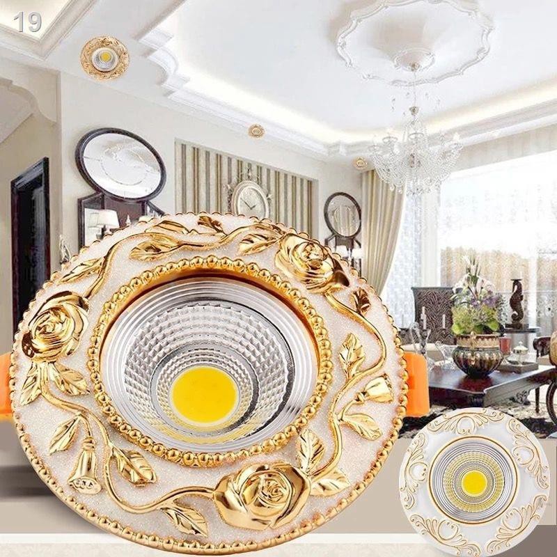 Đèn downlight âm trần châu âu lỗ phong cách 3w, phòng khách, nhà hàng bull ánh sáng