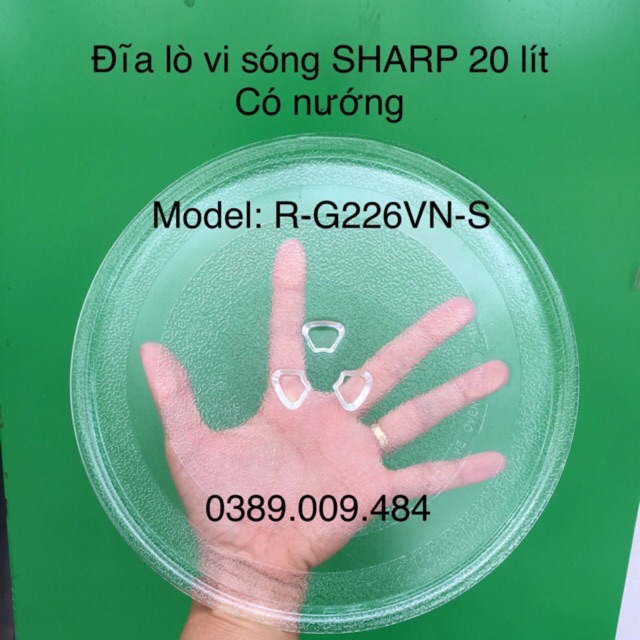 Đĩa lò vi sóng Sharp R-226VN-S (20 lít)