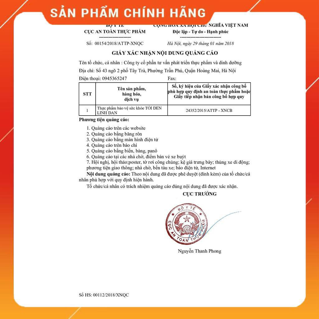 Tỏi đen Linh Đan cao cấp 100g cao cấp