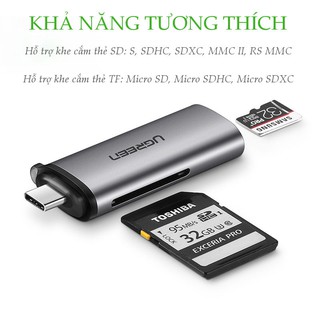 Đầu đọc thẻ USB type C UGREEN CM184 50704