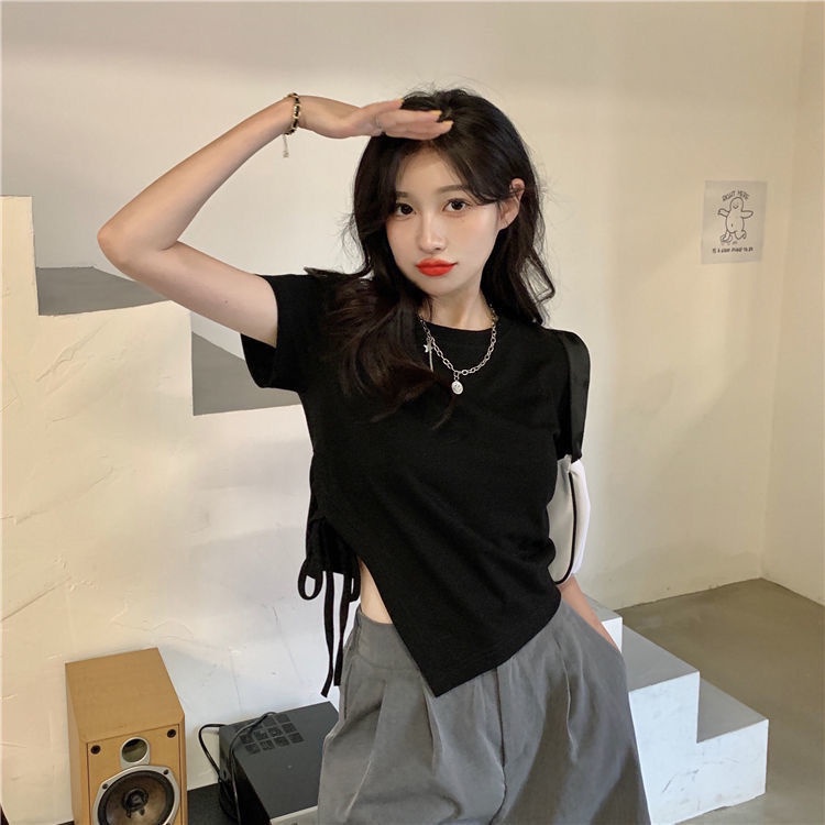 Áo Thun Tay Ngắn Kiểu Dáng Trẻ Trung Năng Động Dành Cho Nữ