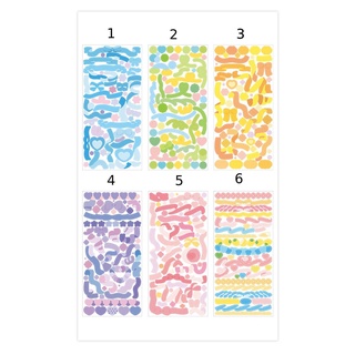 STICKER TRANG TRÍ TOPLOADER - STICKER CONFETTI MẪU 9
