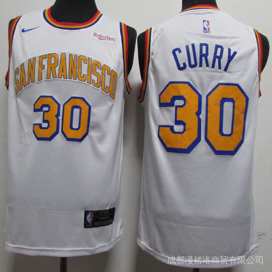 Áo jersey bóng rổ NBA phiên bản thành phố FEBy Golden State Warrior số 30 Stephen Curry