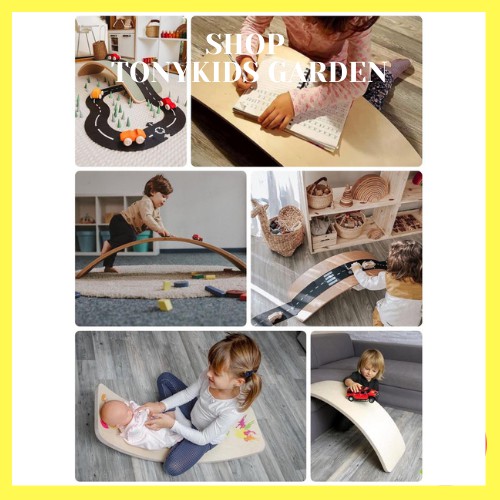 Ván thăng bằng montessori, ván bập bênh joy rocker board