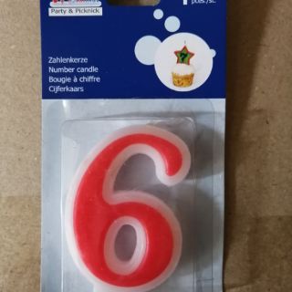 Nến số sinh nhật 0 đến 9