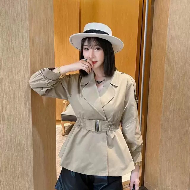 ☘ÁO KAKI CỔ VEST KÈM ĐAI 3 MÀU 2 LỚP--FREESIZE 💘 | BigBuy360 - bigbuy360.vn