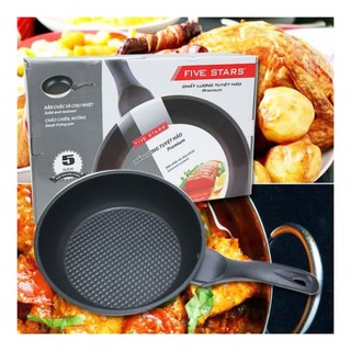 Chảo chống dính 22cm inox 3 đáy từ fivestar cao cấp