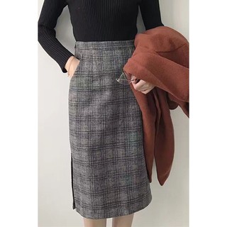 CHÂN VÁY DẠ DÁNG DÀI