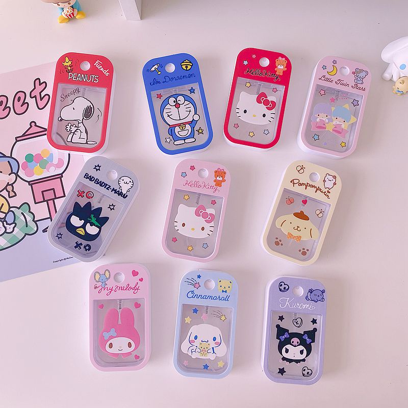 Bình Xịt Nước Hoa Hình Cinnamoroll Kuromi My Melody 50Ml Di Động Dễ Thương