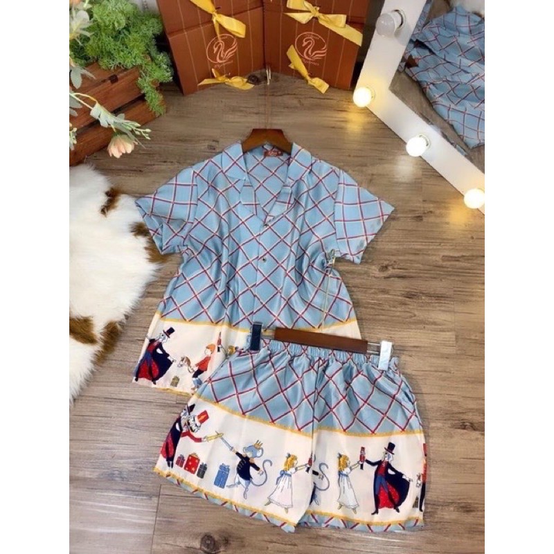 [Mã WASKT410K giảm 10K đơn 50K] Bộ lụa cộc chú lính trì (bộ cộc) | BigBuy360 - bigbuy360.vn