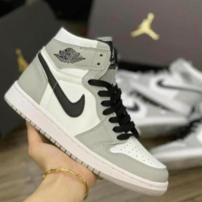 Giày thể thao Jodan 1 xám đen cao cổ