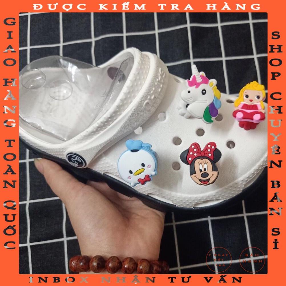 Jibbitz HAPU sticker icon 2D lò xo gắn dép sục nhiều kiểu hình - vuqashop