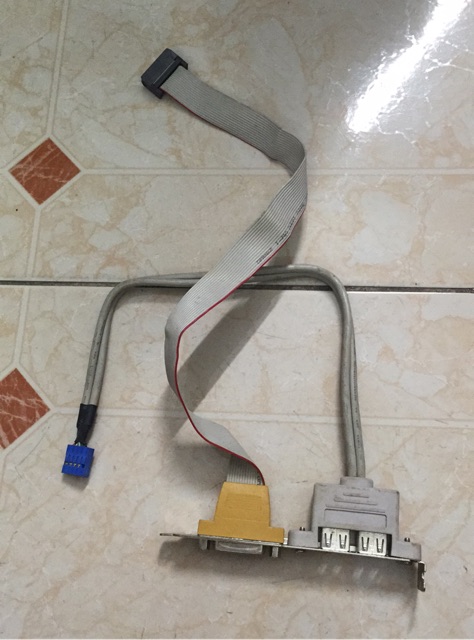 Backpanel chia ra 2 cổng usb từ usb mainboard