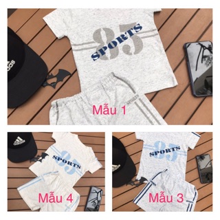 Bộ cộc tay cài vai Momma