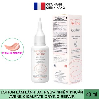 Lotion làm khô và giúp phục hồi da Avene Cicalfate Drying Repair Lotion 40ml