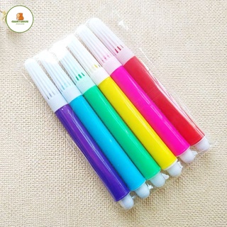 Bộ 6 chiếc bút dạ tô màu, vẽ tranh