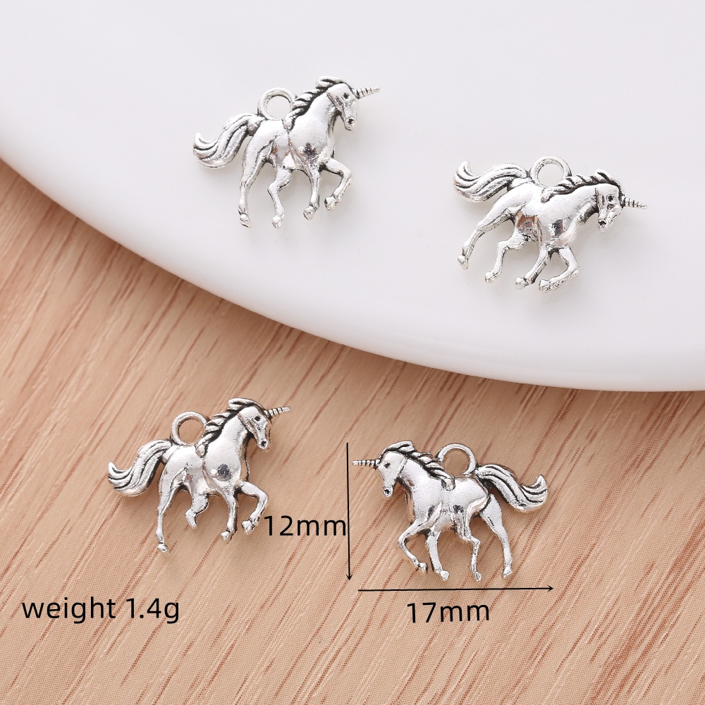 Set 20 Mặt Vòng cổ Hình Ngựa Vintage Thời Trang Cho Nữ