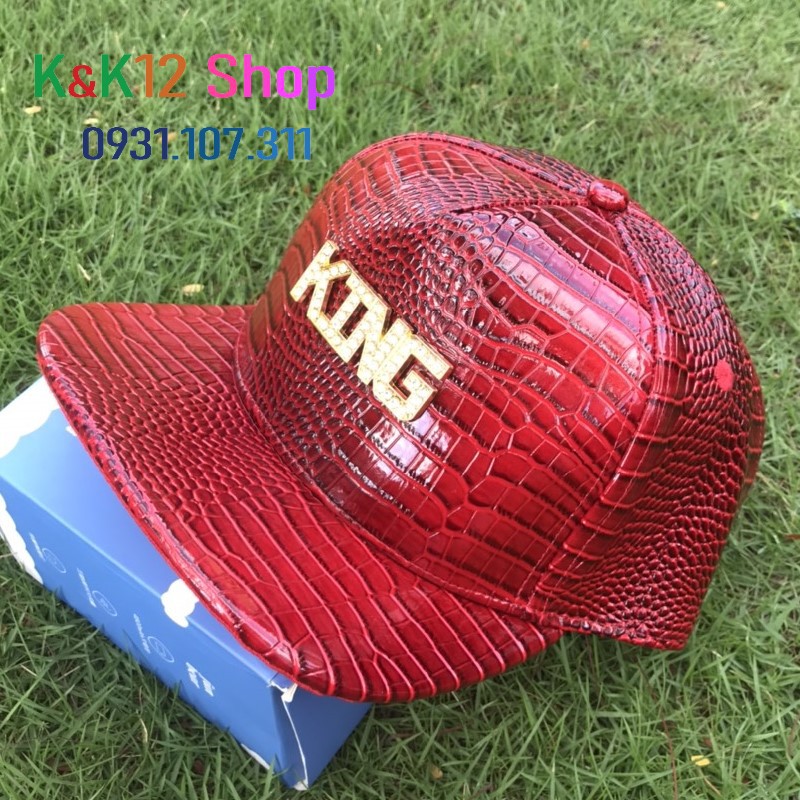 [ Độc quyền] Mũ HIPHOP xu hướng Âu - Mỹ logo King cực chất, thời trang trẻ, thời trang hiện đại phù hợp cho Nam và Nữ